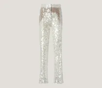 Sequin tailored pants