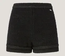 Wool shorts with sequins