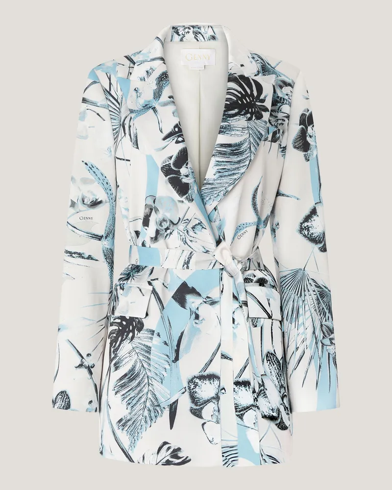 Genny Anversa Jungle deconstructed blazer Grey