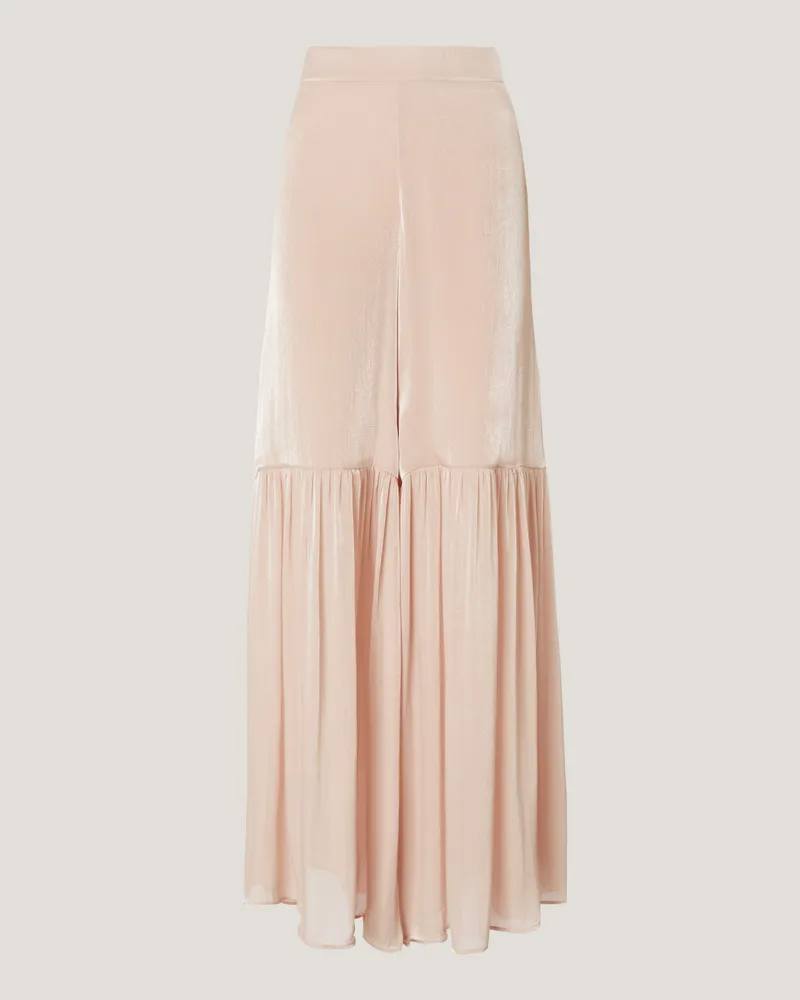 Genny Wide ruched pants Pink