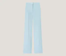 Tailored palazzo trousers in satin