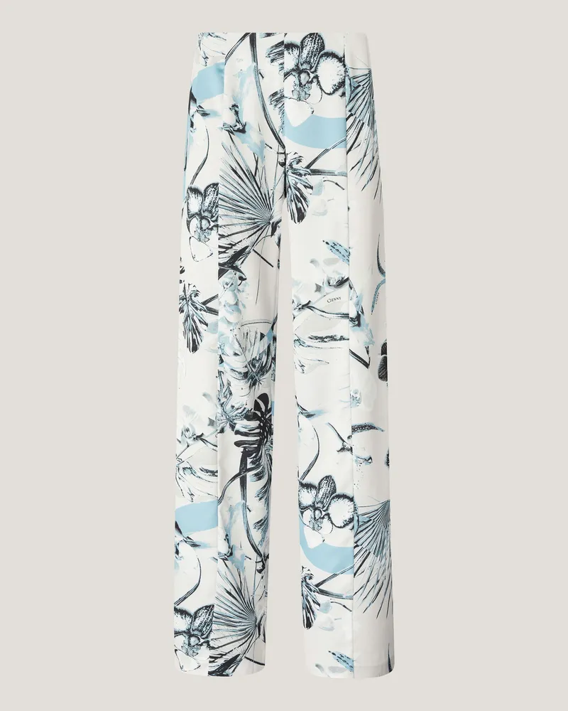 Genny Anversa Jungle palazzo trousers Grey
