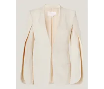 Blazer jacket with open sleeves