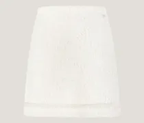 Wool mini skirt with sequins