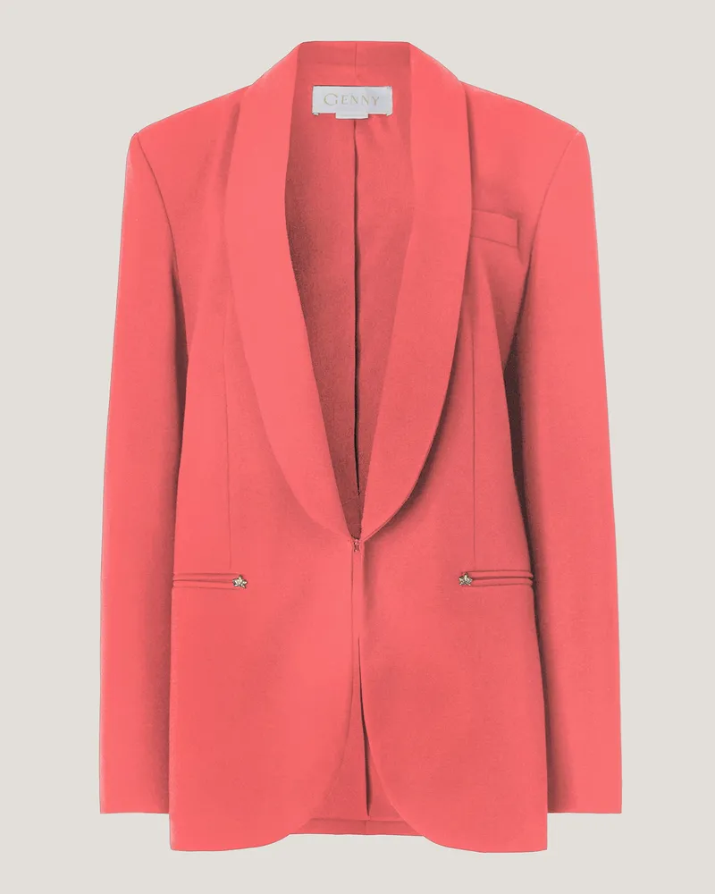 Genny Blazer with a shawl collar Pink
