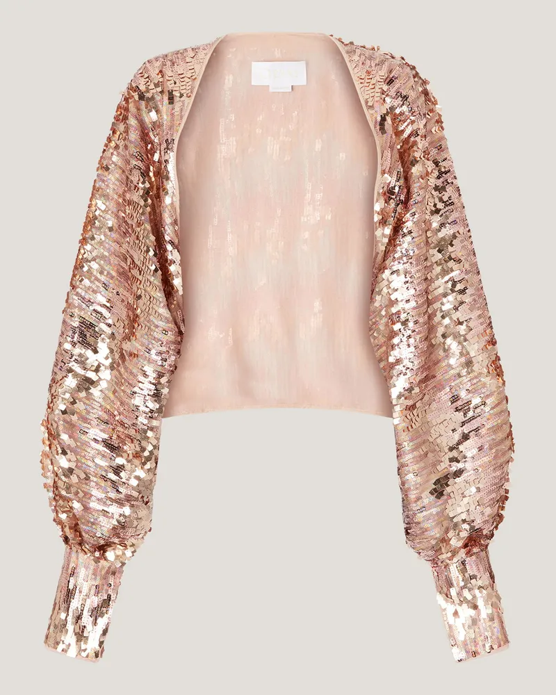 Genny Sequin bolero Silver