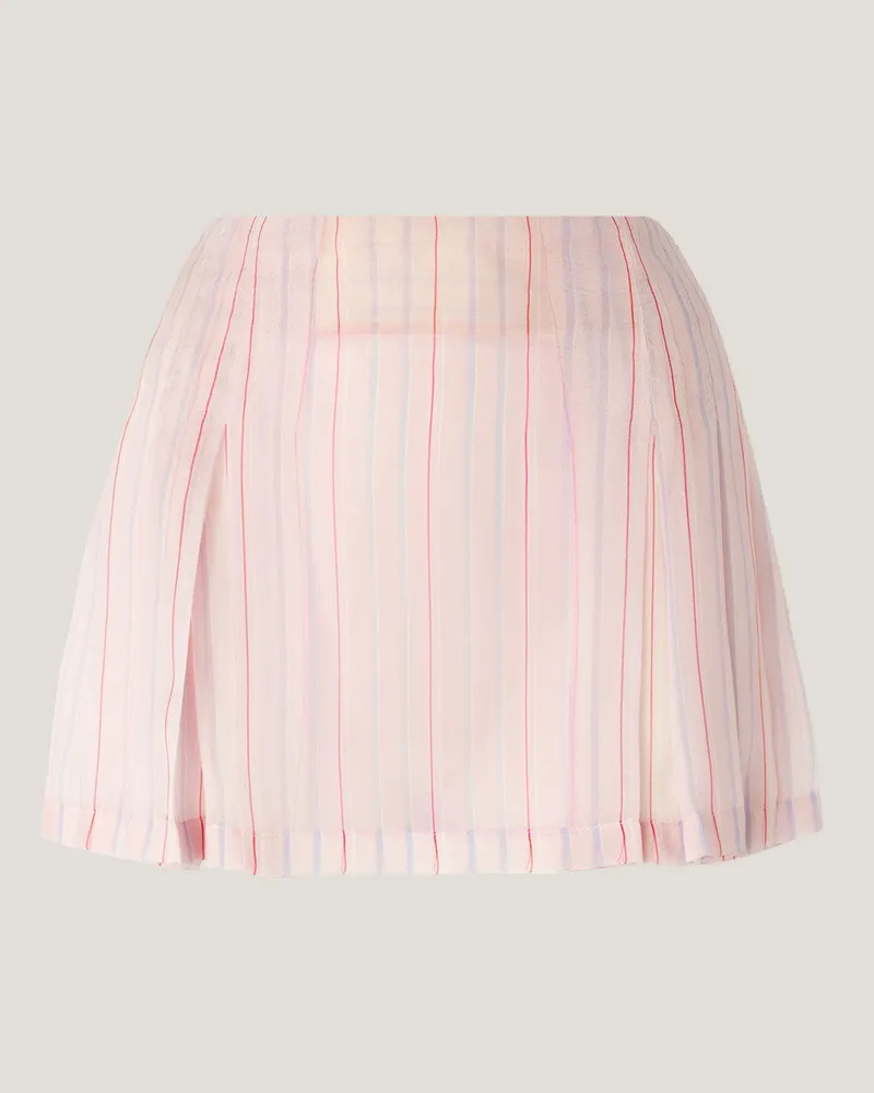 Genny Chiffon mini skirt Pink
