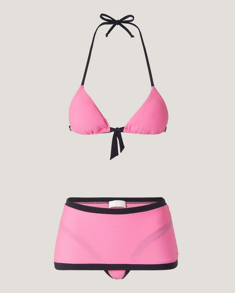 Genny Bikini with mini skirt Pink