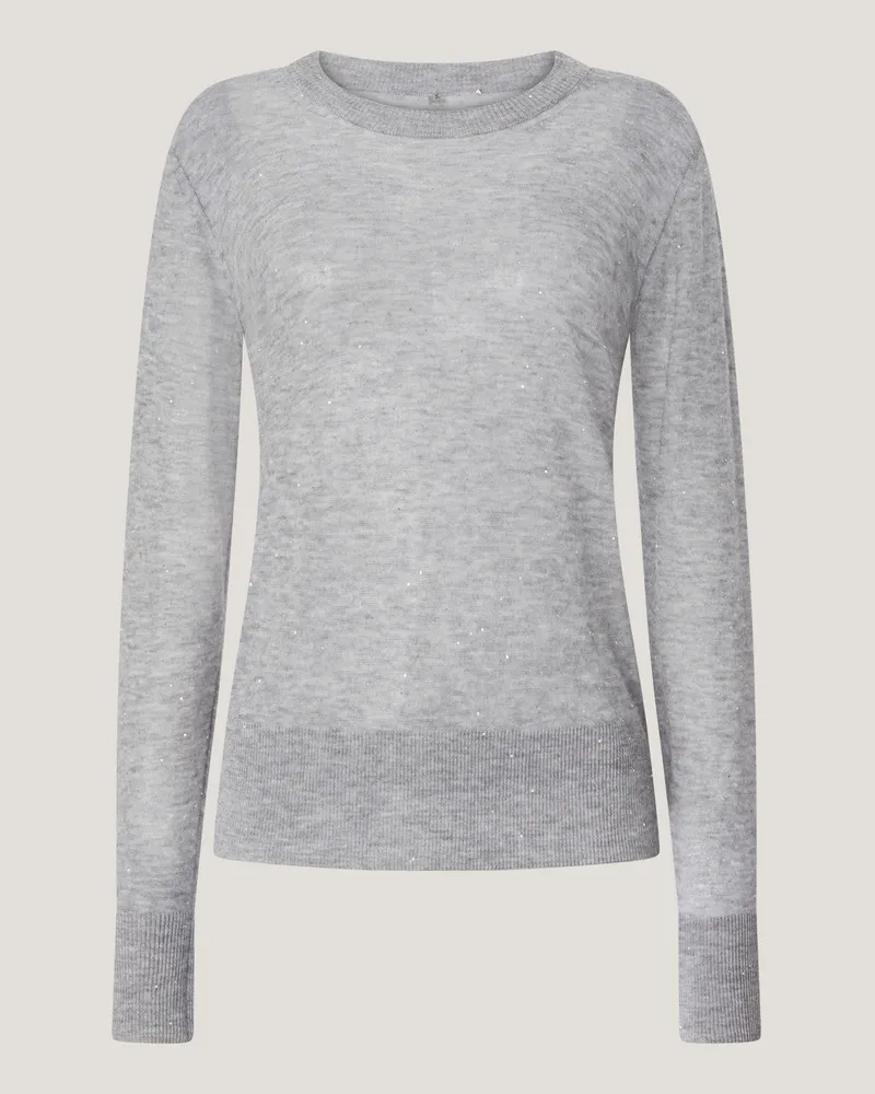 Genny Crewneck wool sweater Grey