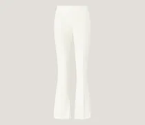 Cigarette trousers with slit