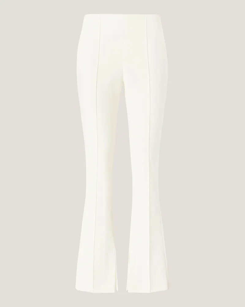 Genny Cigarette trousers with slit White