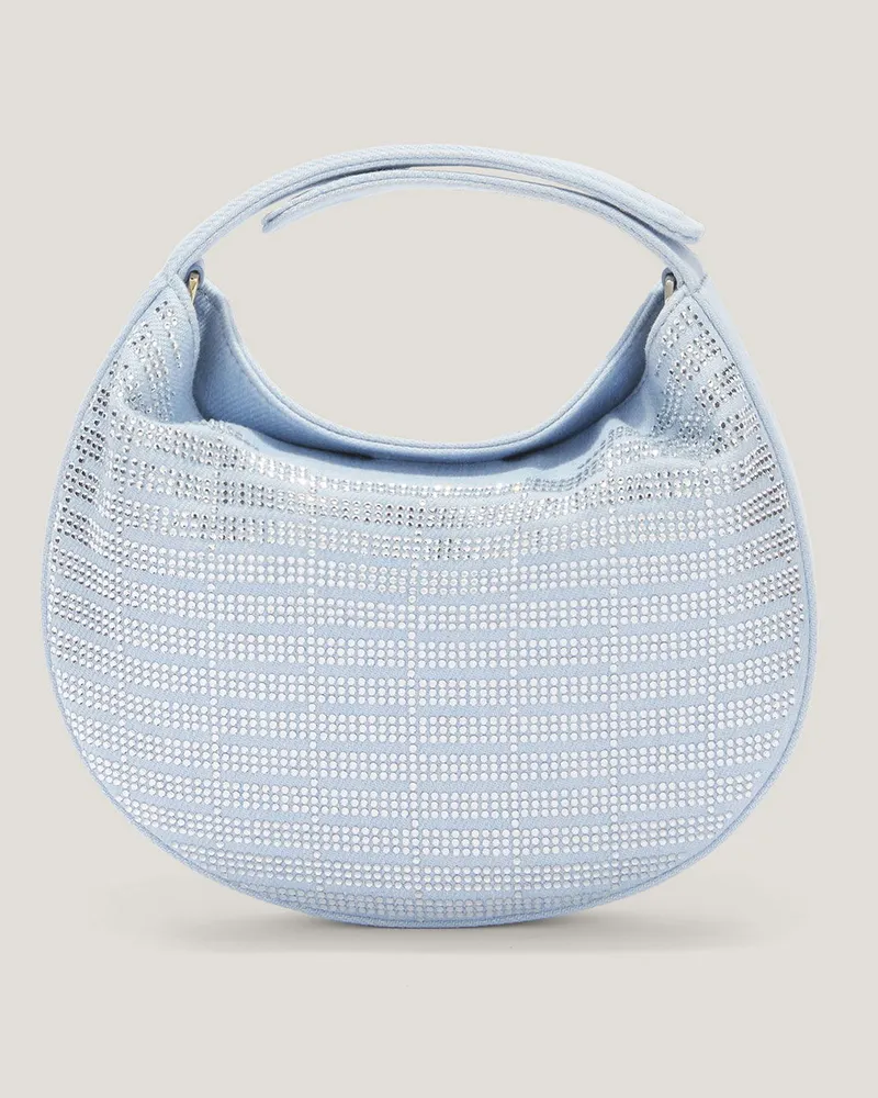 Genny Mini Fortune bag with rhinestones Blue