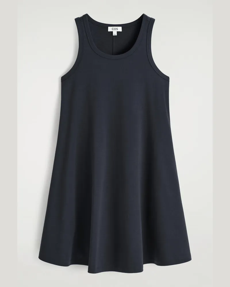 COS Minikleid Aus Baumwolljersey Blau