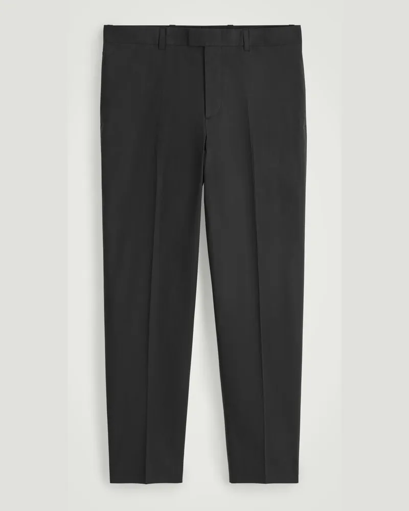COS Hose Aus Baumwolle Mit Geradem Bein Schwarz