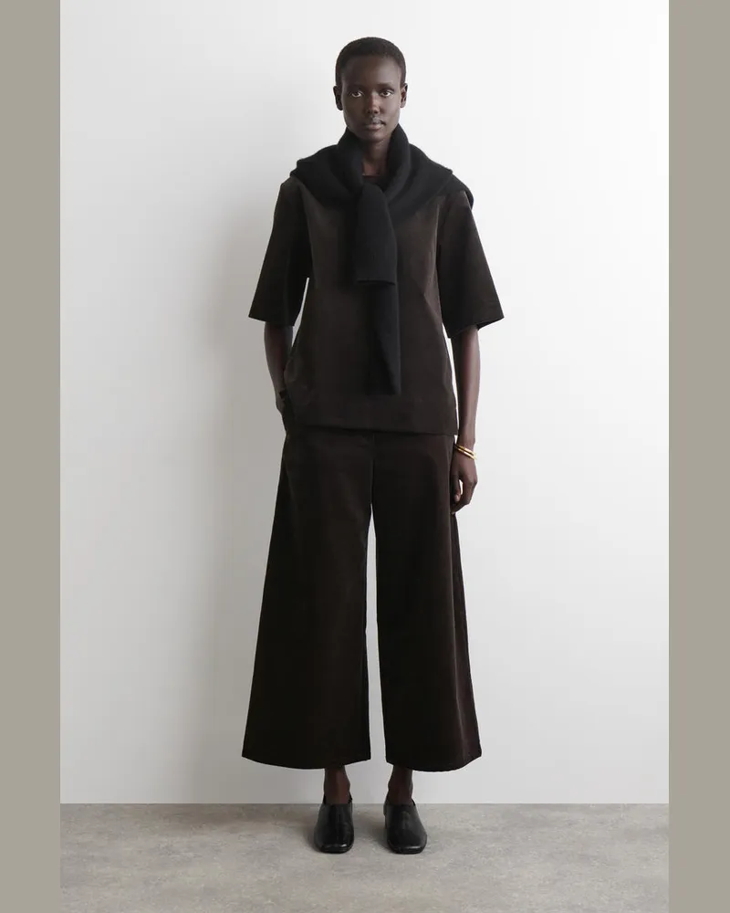 COS Culottes Aus Cord Braun