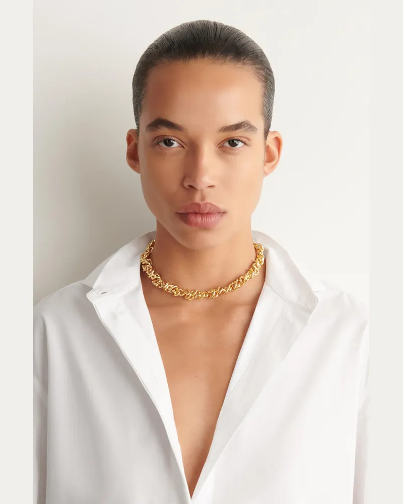 COS Gliederkette Goldfarben