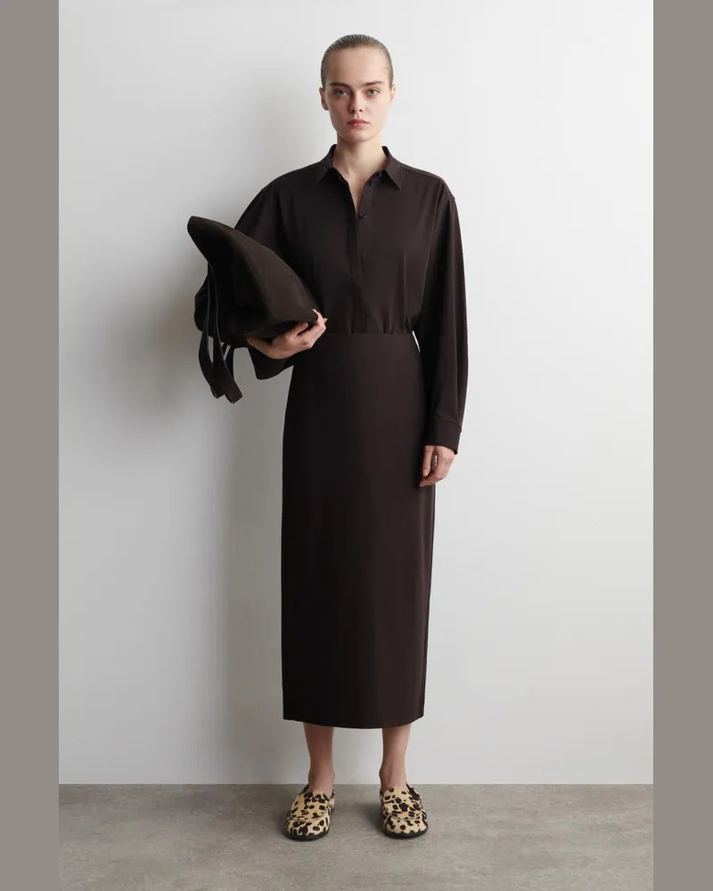 COS Loafers Aus Ponyhaarleder Mit Animal-Print Beige