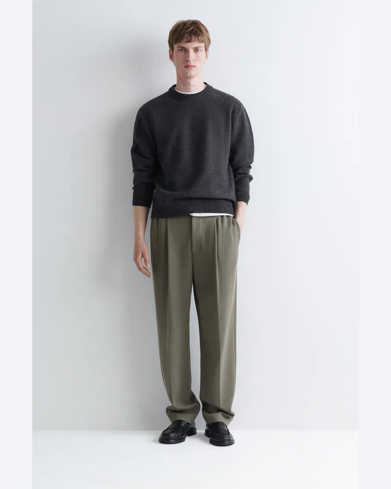COS Hose Mit Normaler Passform Und Geradem Bein Beige