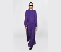 Drapiertes, Hochgeschlossenes Maxikleid