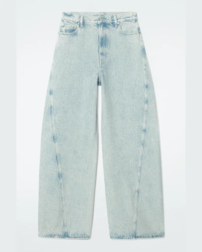 COS Twist Jeans Mit Barrel-Bein Blau