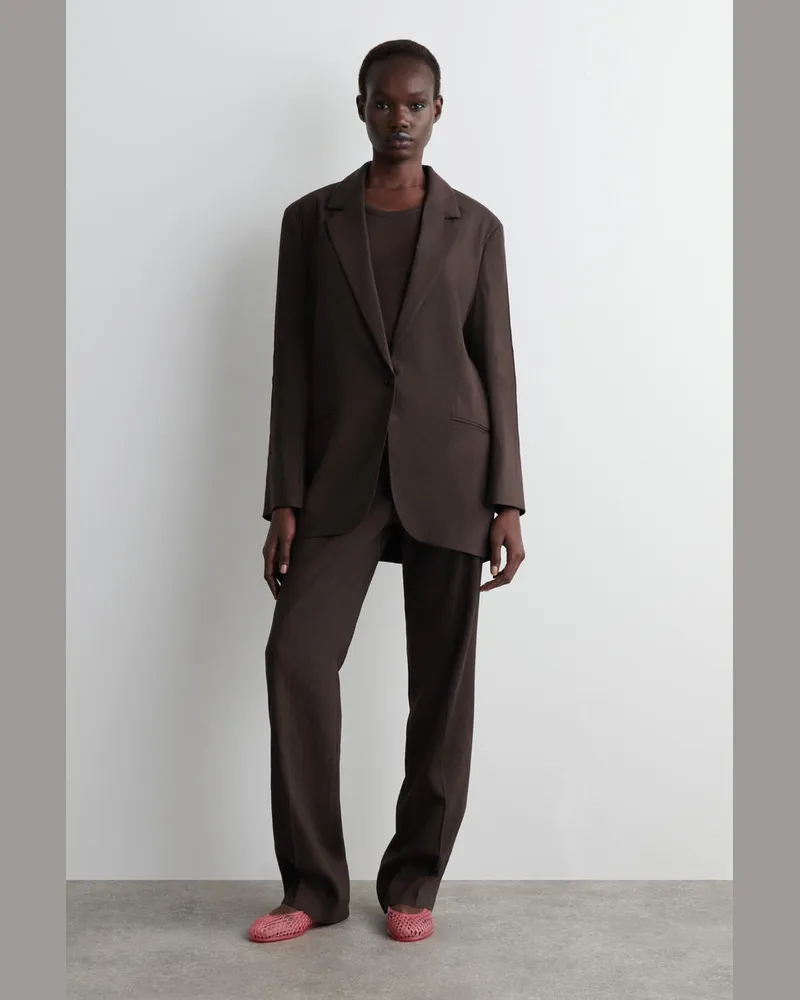 COS Jelly-Ballerinas Mit Cut-Outs Blau