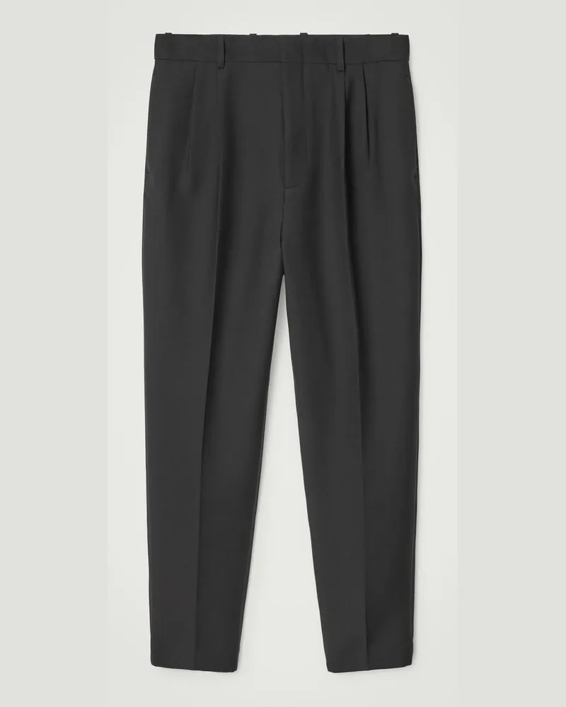 COS Schmal Geschnittene Zigarettenhose Schwarz