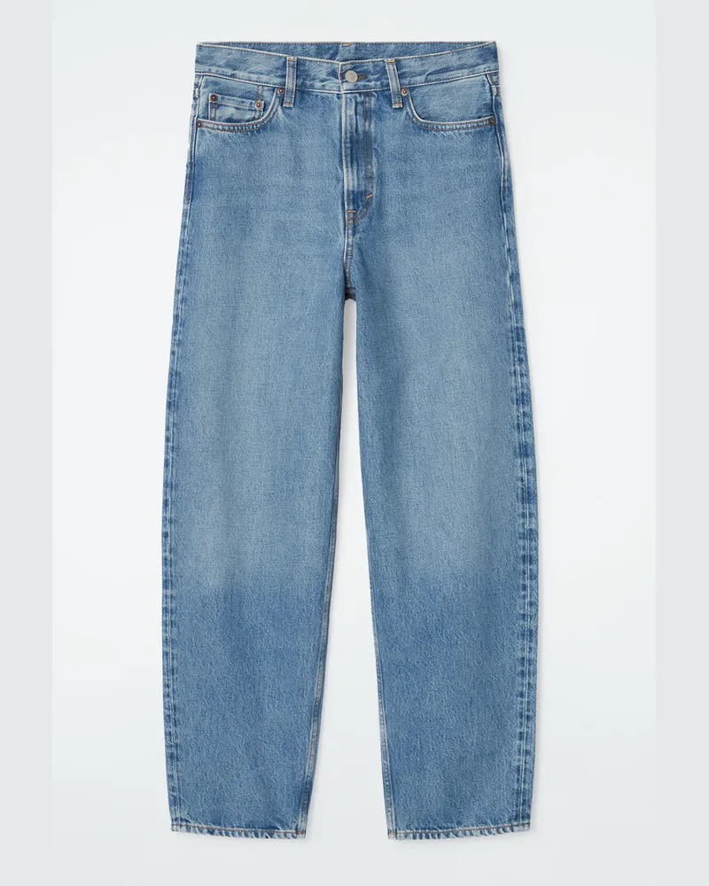 COS Arch Schmal Zulaufende Jeans Blau