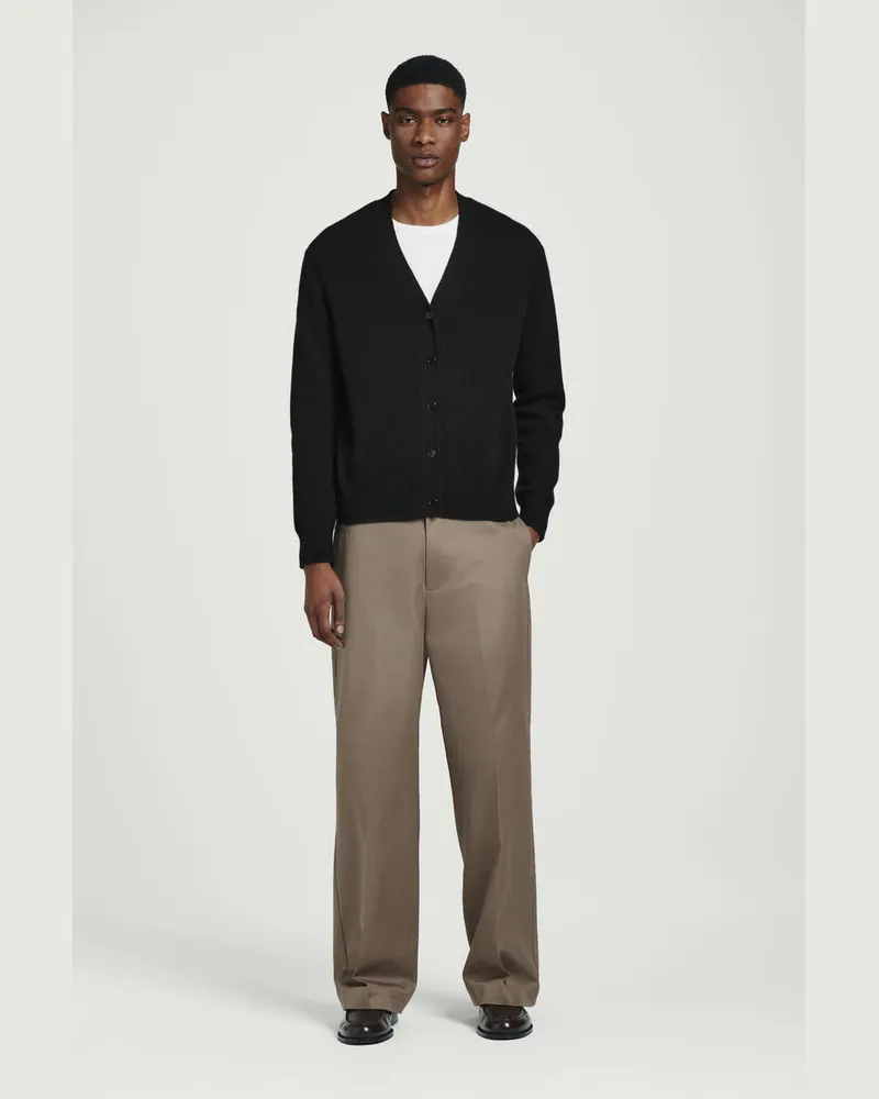 COS Lockere Baumwollhose Mit Geradem Bein Beige