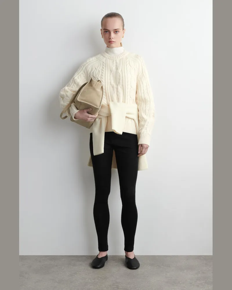 COS Leggings Aus Merinowolle Schwarz