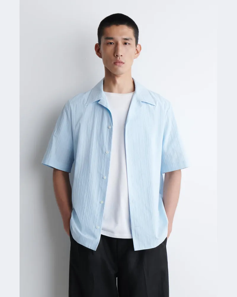 COS Hemd Mit Reverskragen Blau