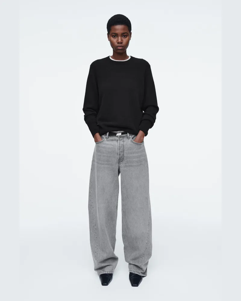 COS Facade Jeans Mit Geradem Bein Grau