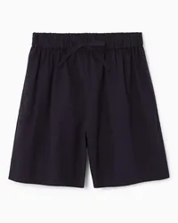 COS Shorts Mit Kordelzugbund Navyblau