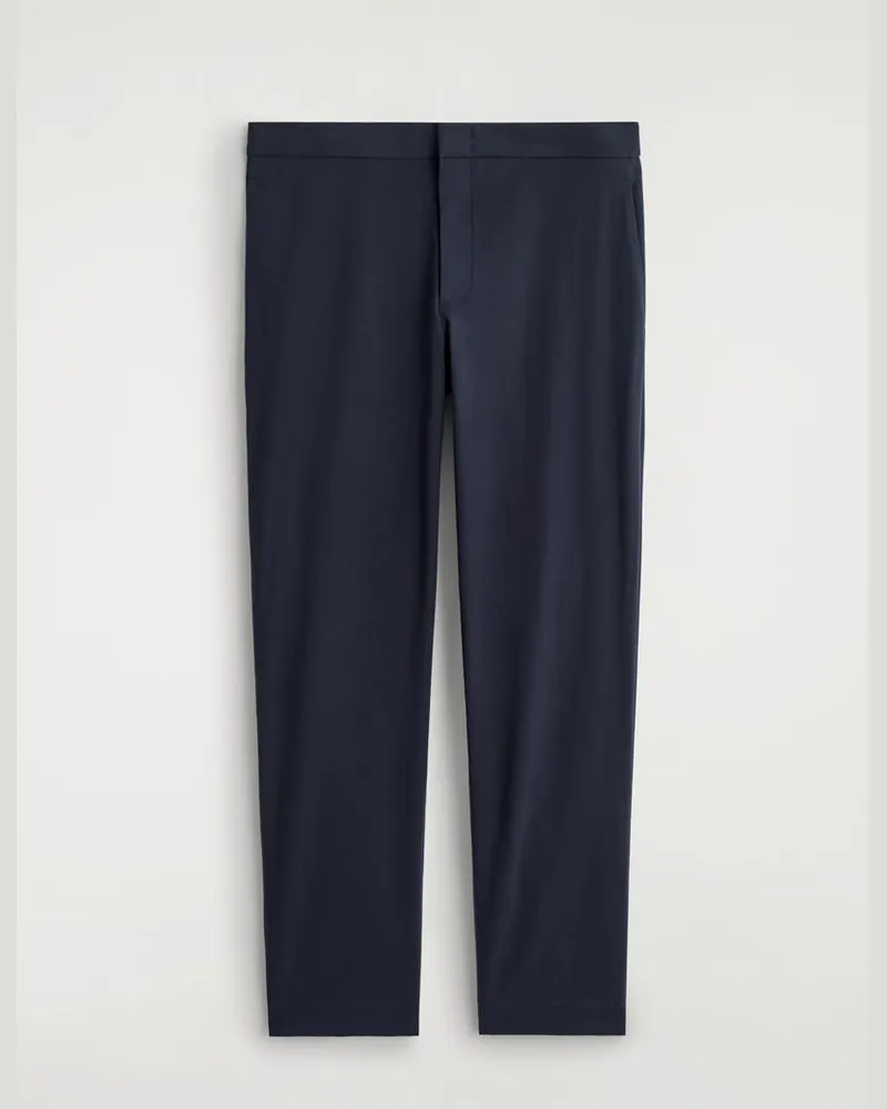 COS Baumwollhose Mit Schmalem Bein Blau