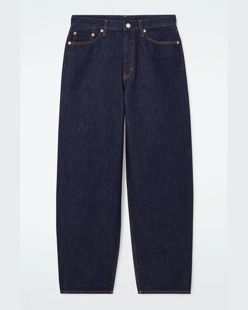 COS Arch Schmal Zulaufende Jeans Blau