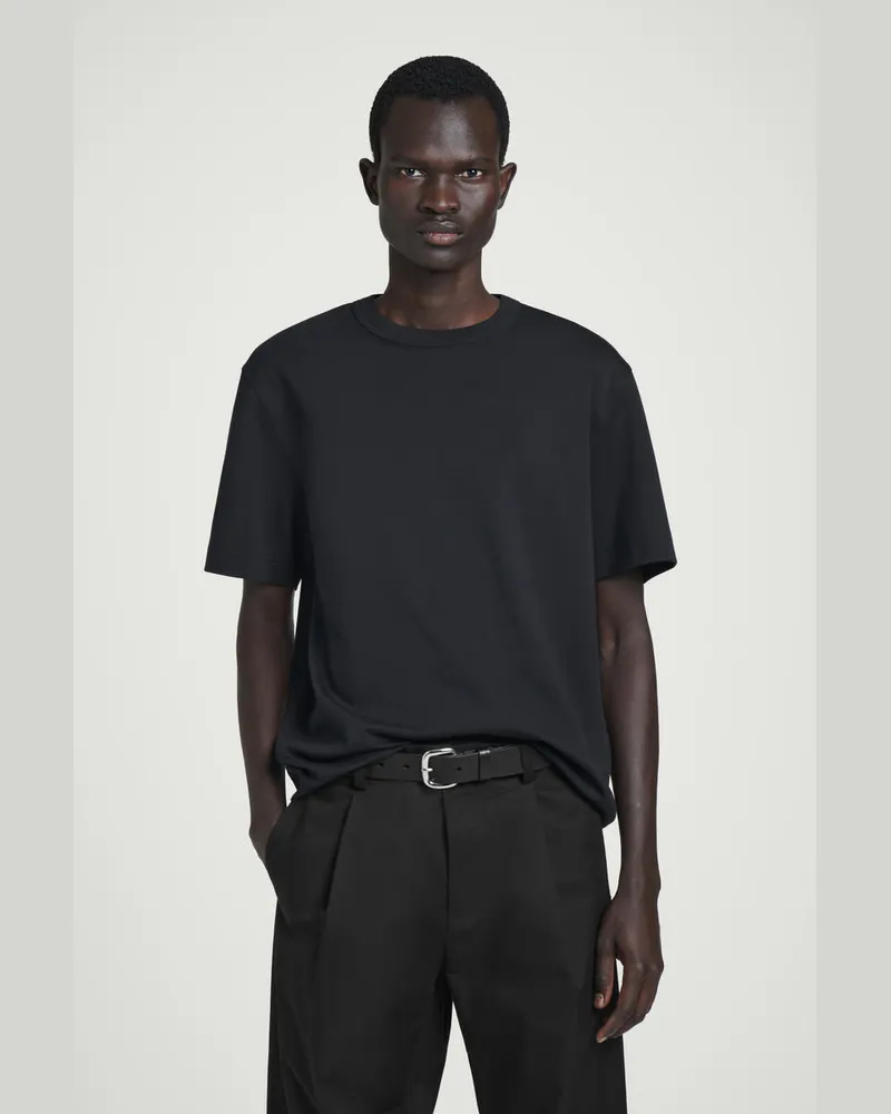 COS T-Shirt Aus Baumwolle Mit Rundhalsausschnitt Blau