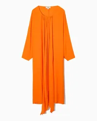 COS Maxikleid Mit Schaldetail Und Dolman-Ärmeln Orange