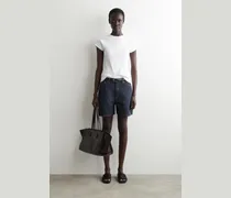 Jeansshorts Mit Hohem Bund