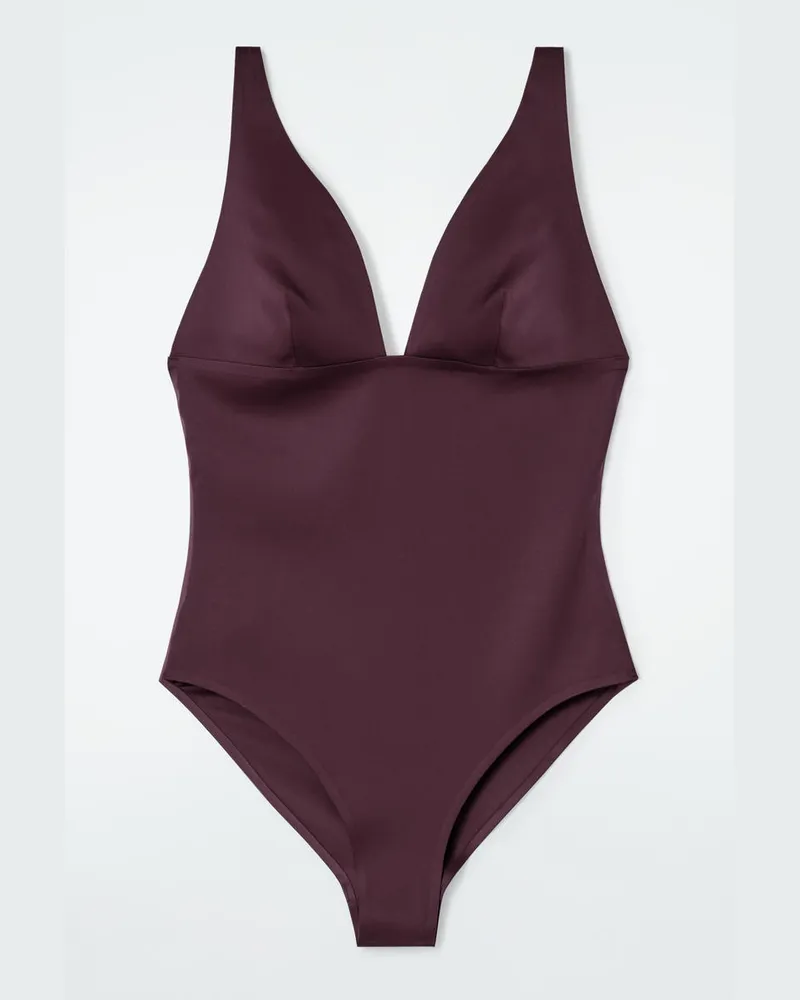 COS Badeanzug Aus Scuba Rot