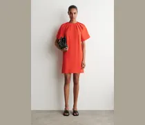 Kurzärmliges Minikleid Mit Raffungen