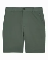 COS Klassische Chino-Shorts Dunkelgrün