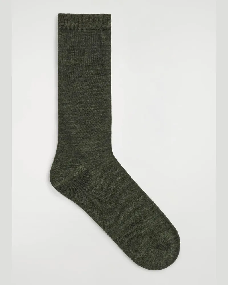 COS Wollsocken Grün