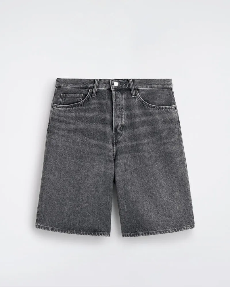 COS Rider Relaxed-Fit Denim Shorts Schwarz