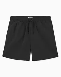 COS Badeshorts Aus Nylon Mit Kordelzugbund Schwarz