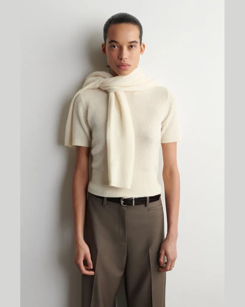 COS T-Shirt Aus Kaschmir Beige