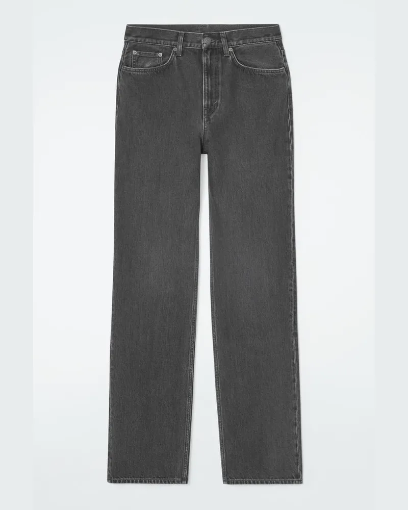 COS Column Jeans Mit Geradem Bein Schwarz
