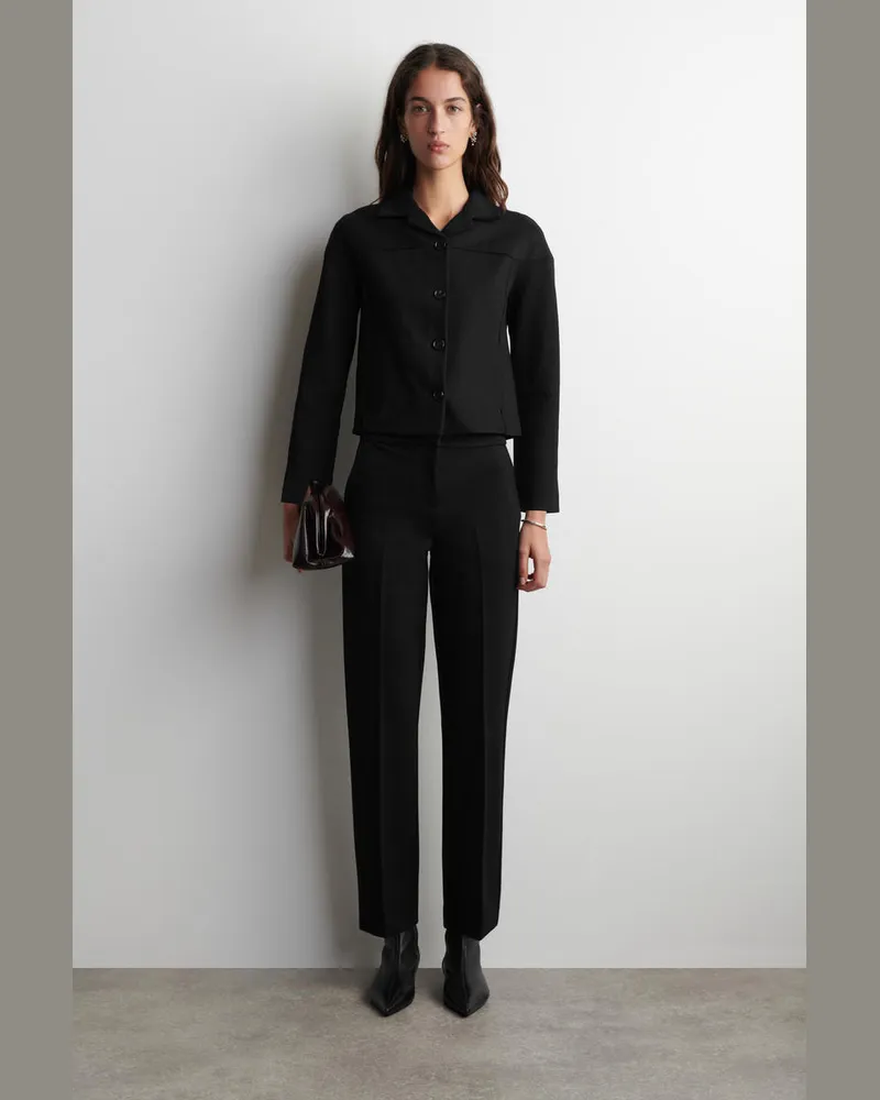 COS Elegante Hose Mit Geradem Bein Schwarz