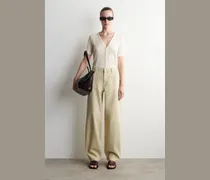 Jeans Mit Geradem Bein Und Aufgesetzten Taschen