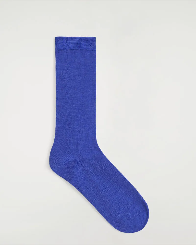 COS Wollsocken Blau