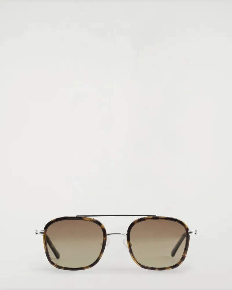 COS Runde Pilotenbrille Braun