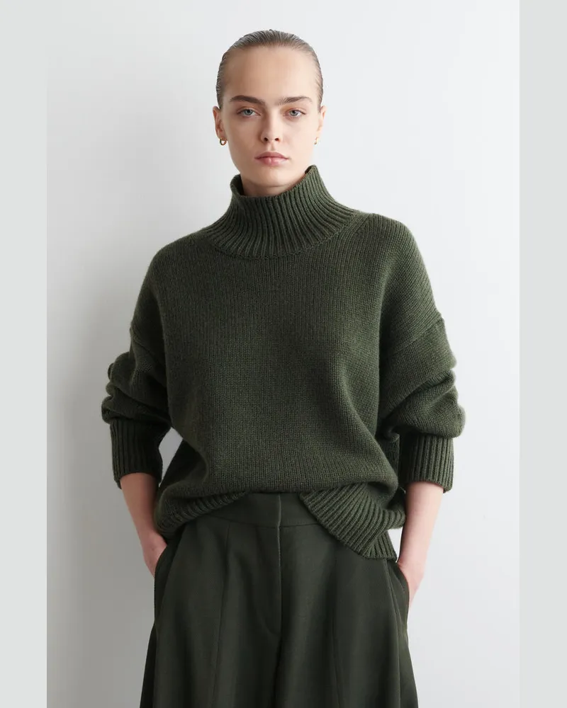 COS Wollpullover Mit Rollkragen Grün